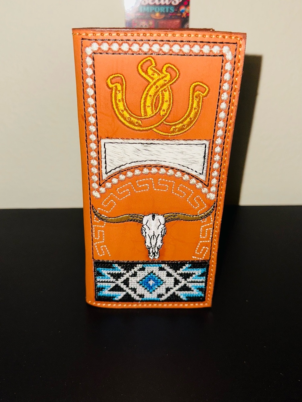 Men's Western Embroidered Wallet